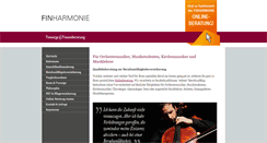 Desktop Screenshot of finharmonie.de